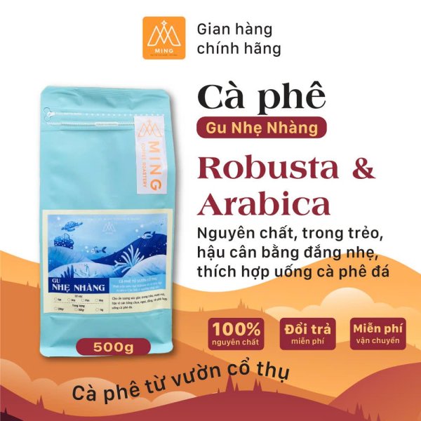 Cà phê từ vườn cổ thụ Gu nhẹ nhàng (Chế phin/Máy)